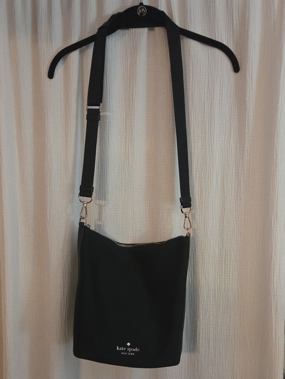 Kate Spade Black Nylon Duffel Bag